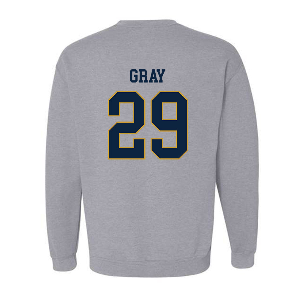 Notre Dame - NCAA Football : Christian Gray - Classic Fashion Shersey Crewneck Sweatshirt-1