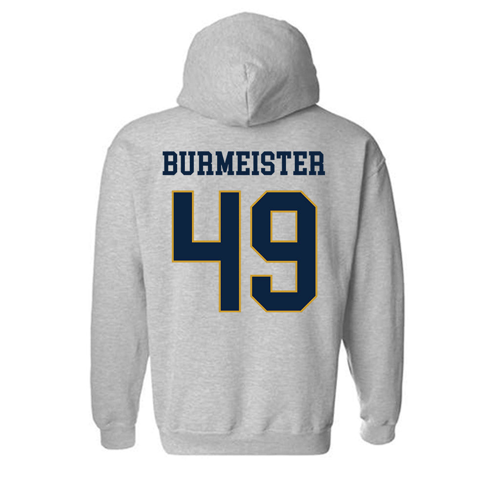 Notre Dame - NCAA Men's Lacrosse : Ben Burmeister - Classic Fashion Shersey Hooded Sweatshirt-1