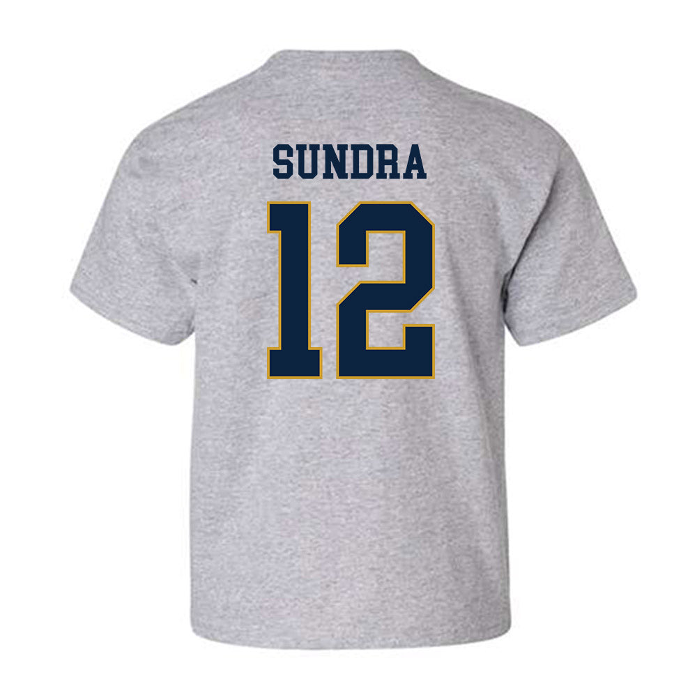 Notre Dame - NCAA Men's Basketball : Garrett Sundra - Classic Fashion Shersey Youth T-Shirt-1