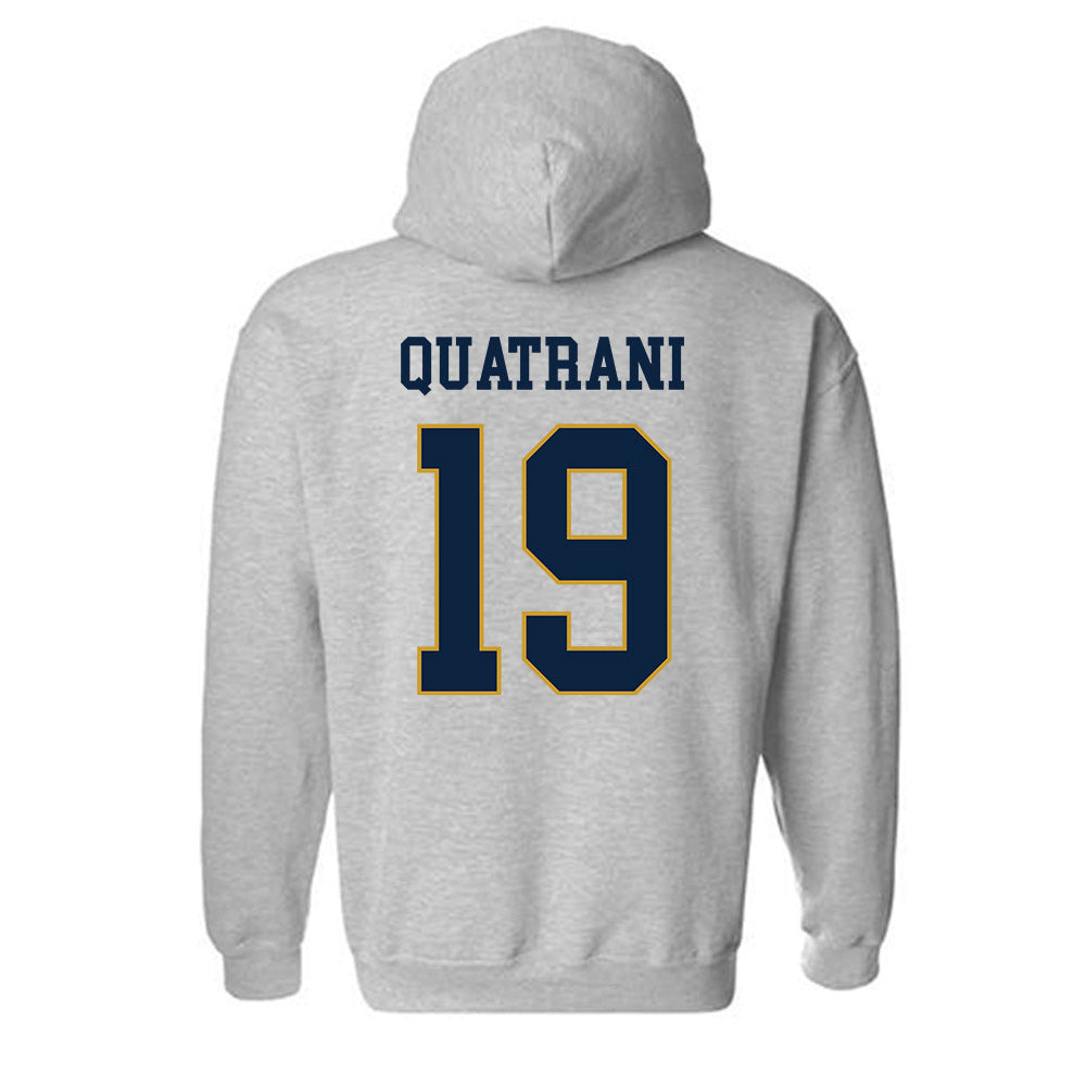 Notre Dame - NCAA Baseball : Mark Quatrani - Classic Fashion Shersey Hooded Sweatshirt-1