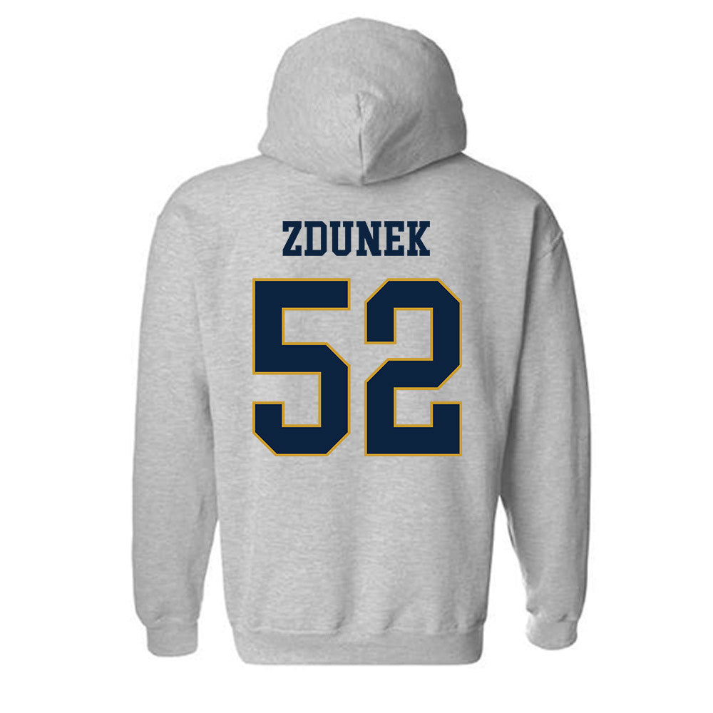 Notre Dame - NCAA Baseball : Eric Zdunek - Classic Fashion Shersey Hooded Sweatshirt-1
