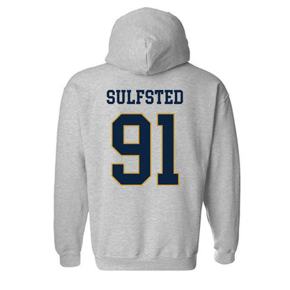 Notre Dame - NCAA Football : Gordy Sulfsted - Classic Fashion Shersey Hooded Sweatshirt-1