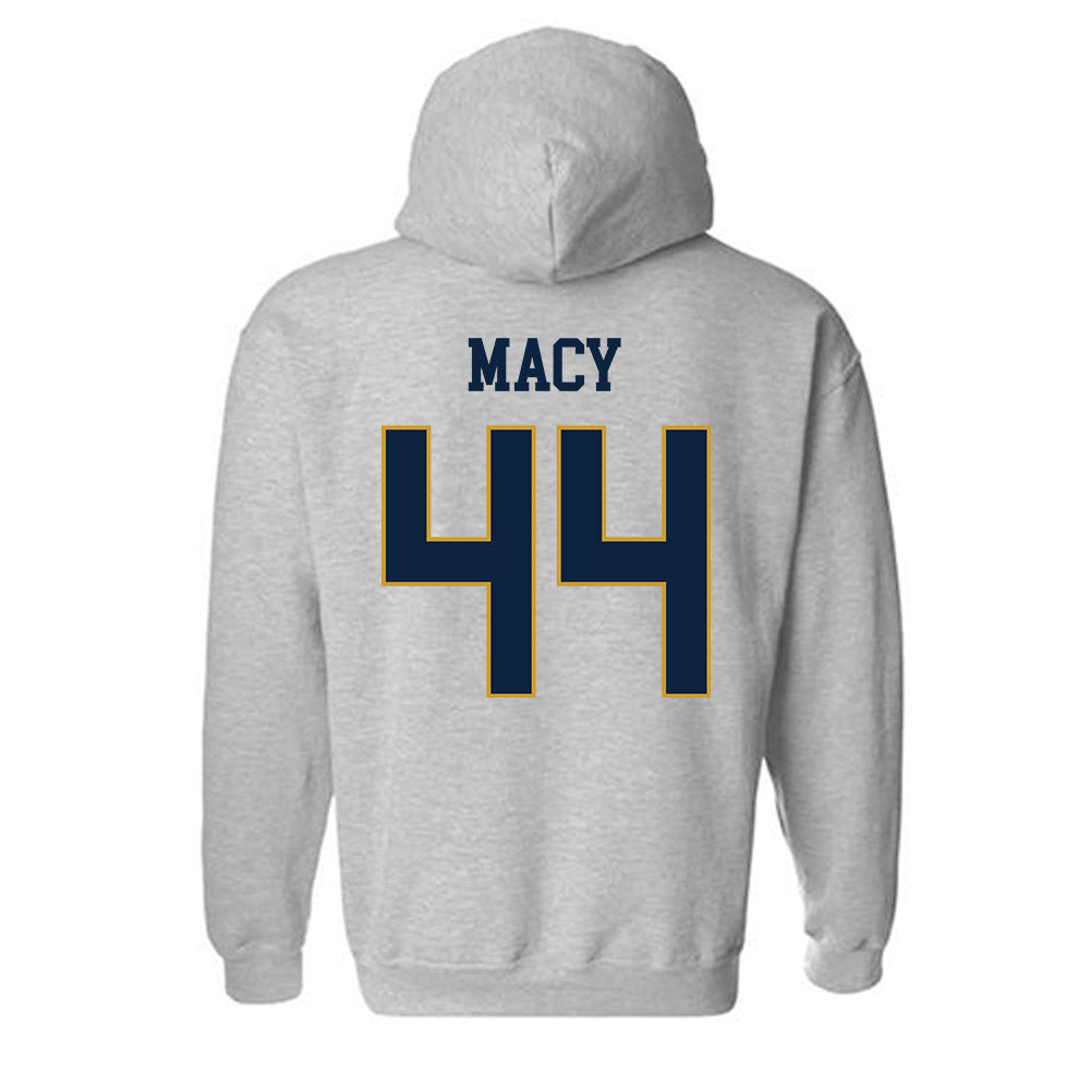 Notre Dame - NCAA Women's Basketball : Leah Macy - Classic Fashion Shersey Hooded Sweatshirt-1