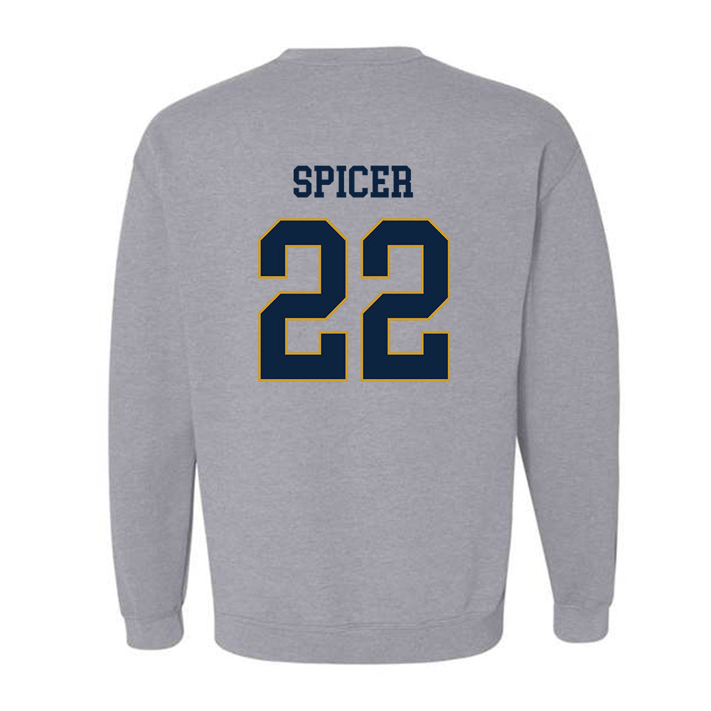 Notre Dame - NCAA Men's Soccer : Nolan Spicer - Classic Fashion Shersey Crewneck Sweatshirt-1