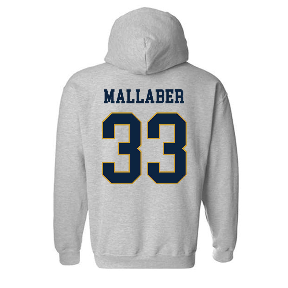 Notre Dame - NCAA Women's Lacrosse : Katie Mallaber - Classic Fashion Shersey Hooded Sweatshirt-1