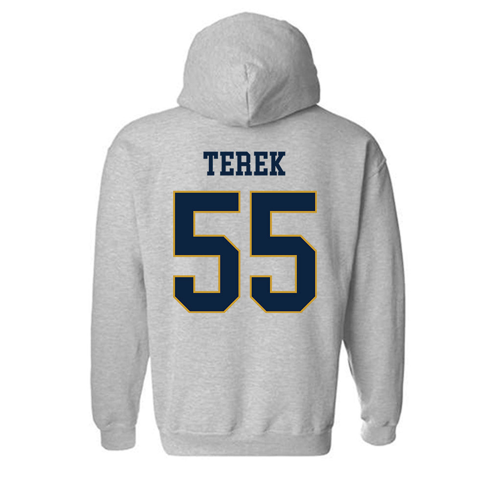 Notre Dame - NCAA Football : Christopher Terek - Classic Fashion Shersey Hooded Sweatshirt-1