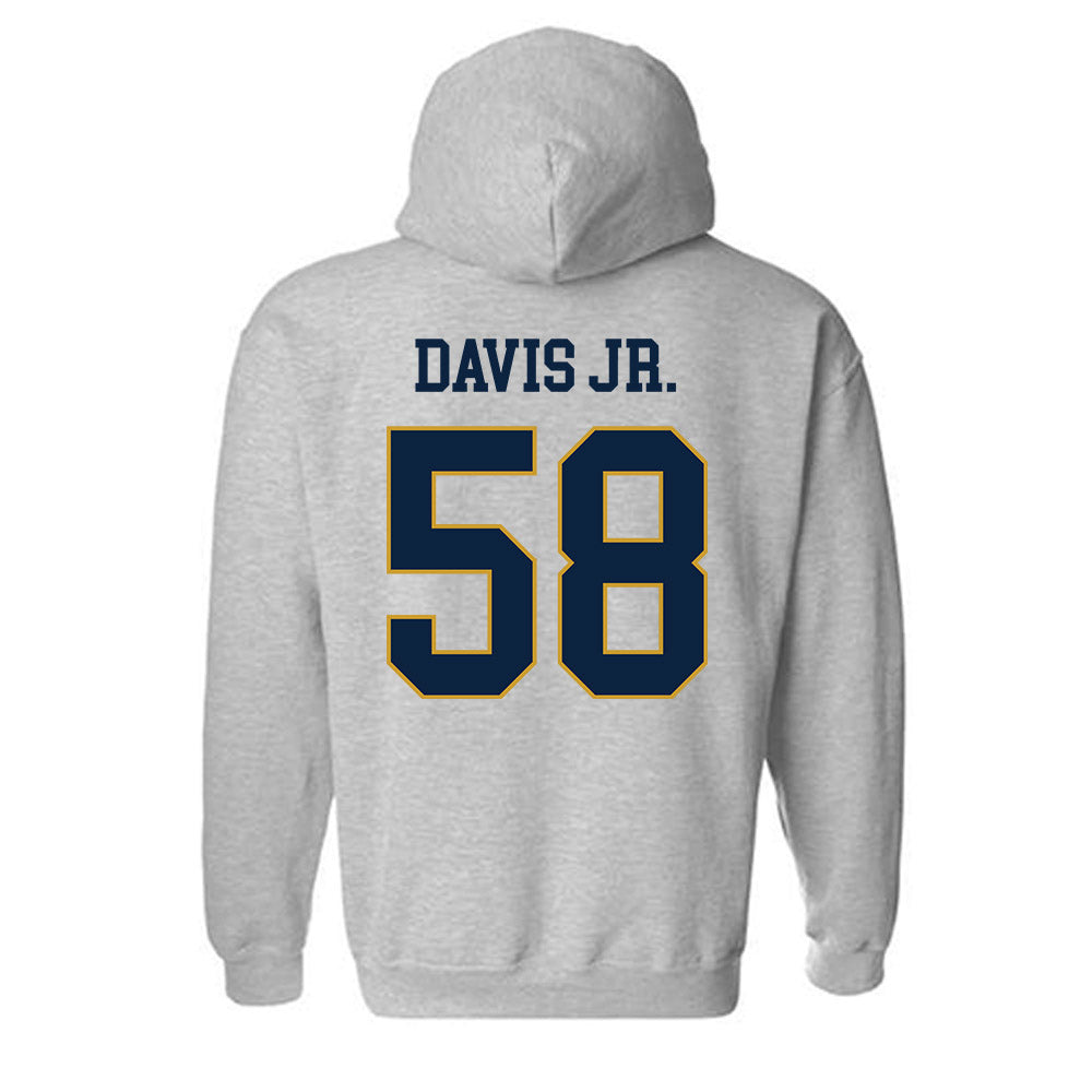 Notre Dame - NCAA Football : Thomas Davis Jr. - Classic Fashion Shersey Hooded Sweatshirt-1