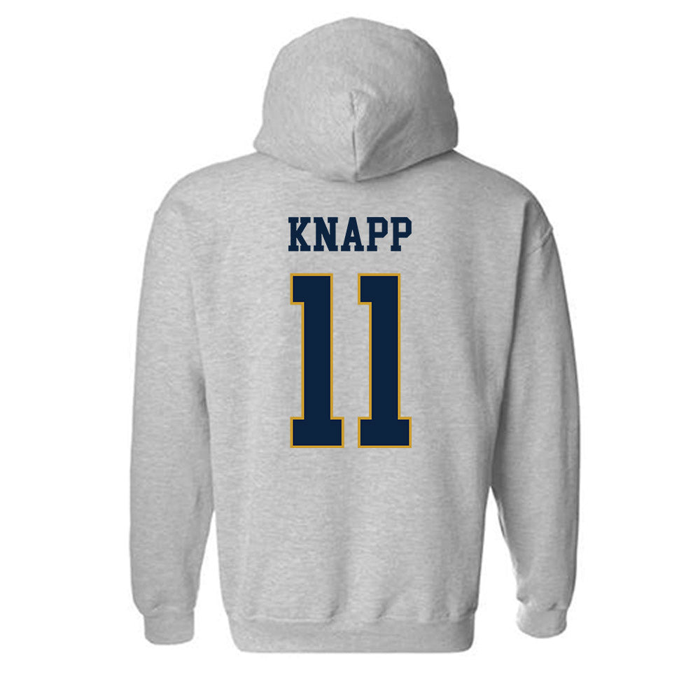 Notre Dame - NCAA Women's Soccer : Tessa Knapp - Classic Fashion Shersey Hooded Sweatshirt-1