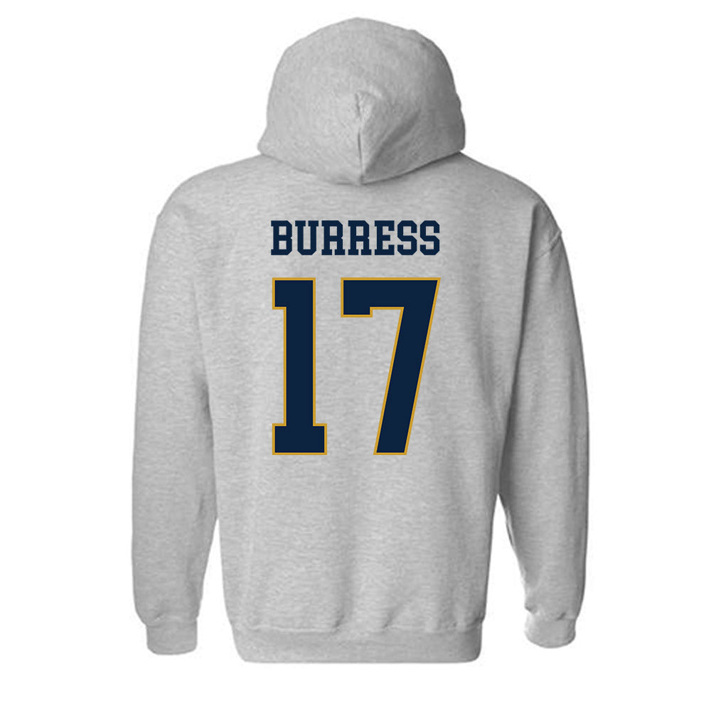 Notre Dame - NCAA Football : Elijah Burress - Classic Fashion Shersey Hooded Sweatshirt-1