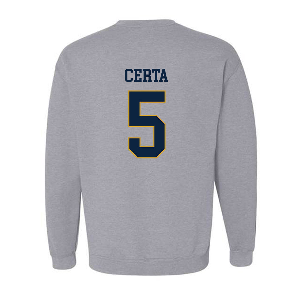 Notre Dame - NCAA Men's Basketball : Cole Certa - Classic Fashion Shersey Crewneck Sweatshirt-1