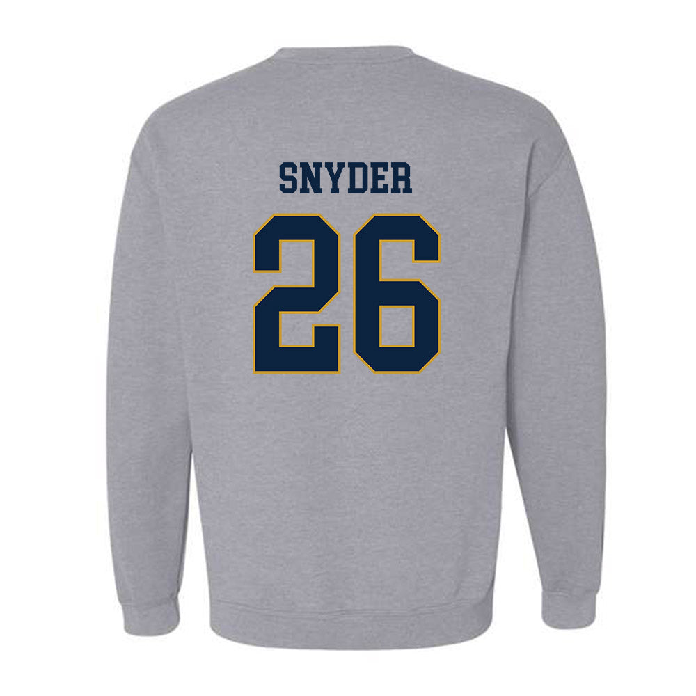 Notre Dame - NCAA Baseball : Garrett Snyder - Classic Fashion Shersey Crewneck Sweatshirt-1
