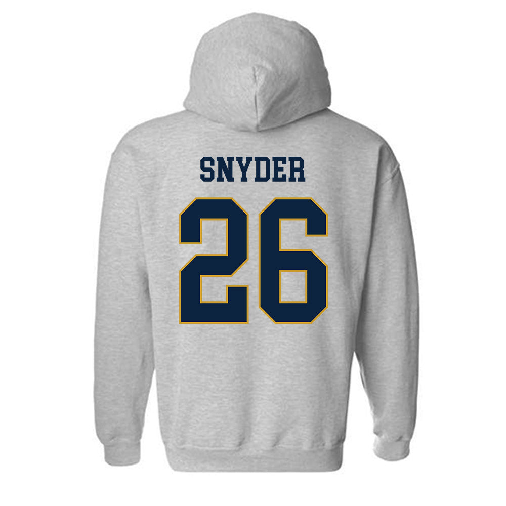 Notre Dame - NCAA Baseball : Garrett Snyder - Classic Fashion Shersey Hooded Sweatshirt-1