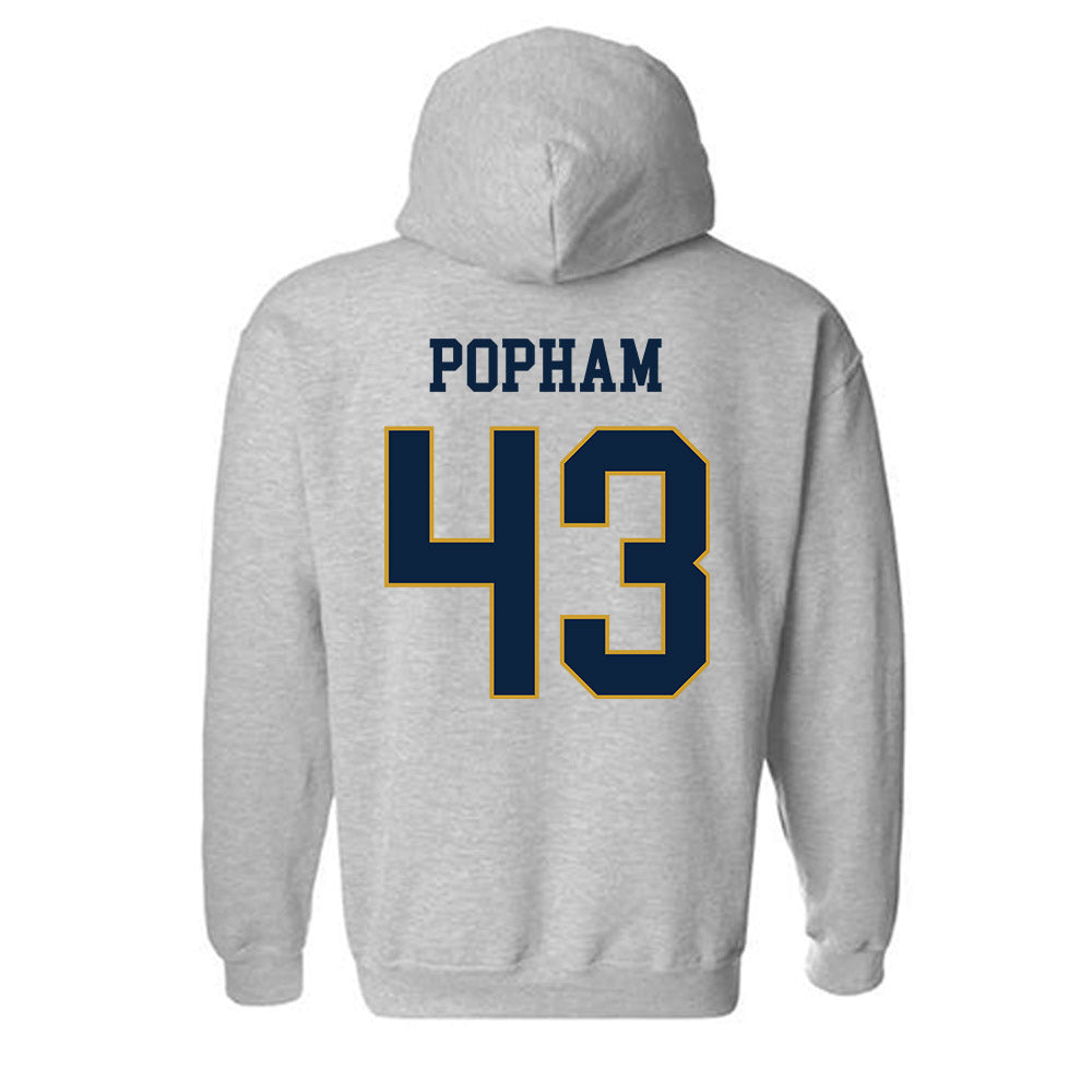 Notre Dame - NCAA Men's Lacrosse : Bo Popham - Classic Fashion Shersey Hooded Sweatshirt-1