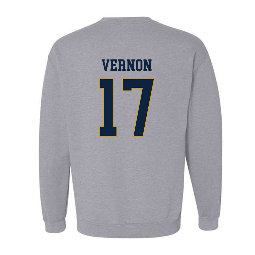 Notre Dame - NCAA Football : Brenan Vernon - Classic Fashion Shersey Crewneck Sweatshirt-1