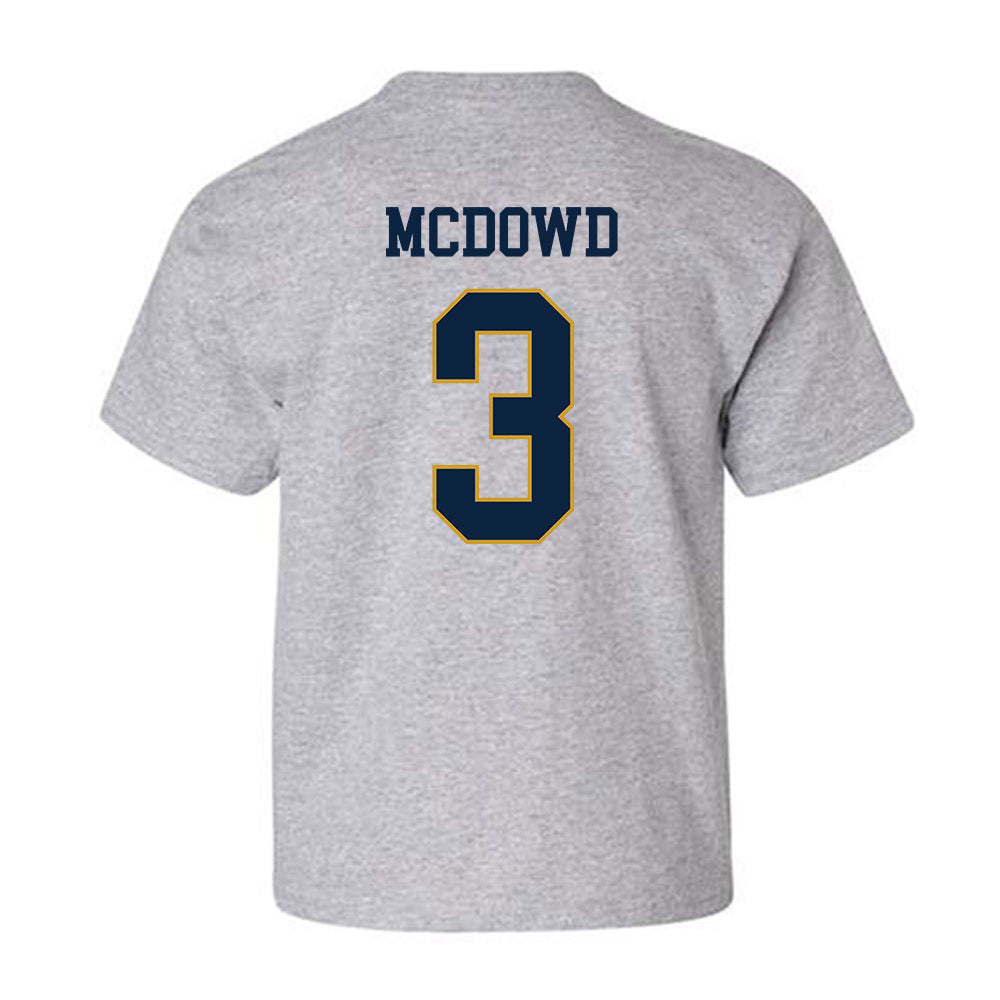 Notre Dame - NCAA Men's Soccer : Sean McDowd - Classic Fashion Shersey Youth T-Shirt-1