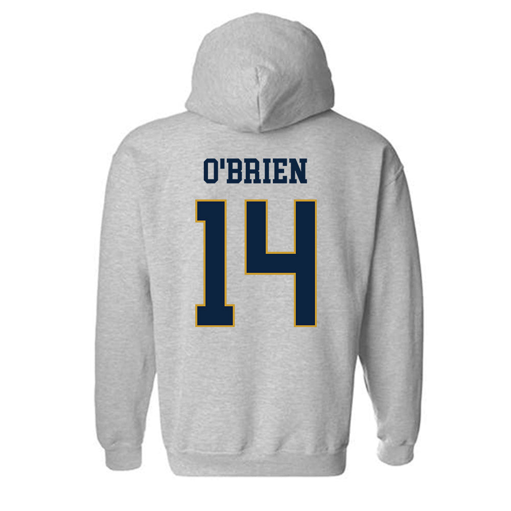 Notre Dame - NCAA Women's Lacrosse : Franny O'Brien - Classic Fashion Shersey Hooded Sweatshirt-1