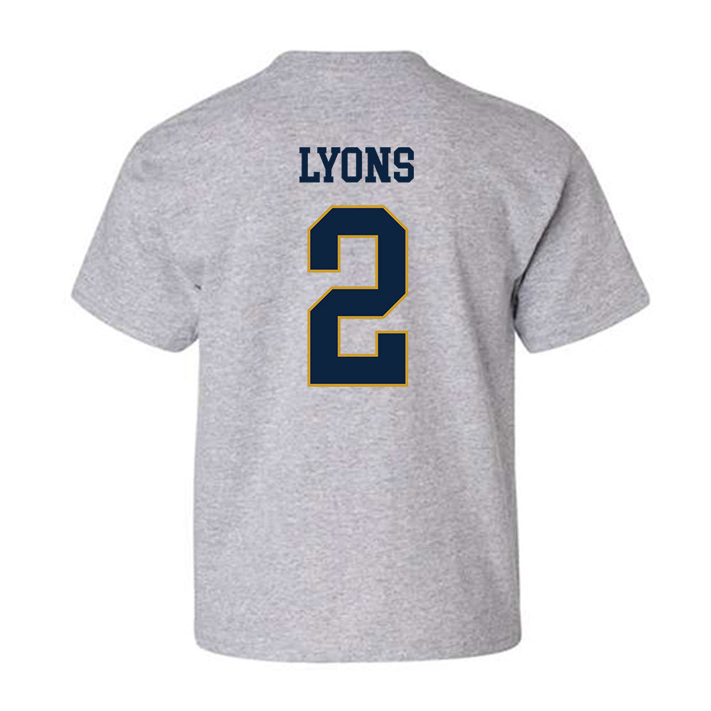 Notre Dame - NCAA Women's Lacrosse : Abigail Lyons - Classic Fashion Shersey Youth T-Shirt-1