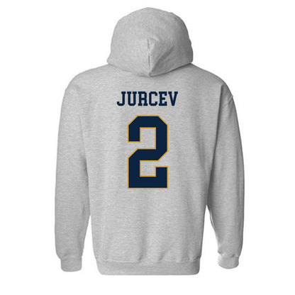 Notre Dame - NCAA Men's Ice Hockey : Jimmy Jurcev - Classic Fashion Shersey Hooded Sweatshirt