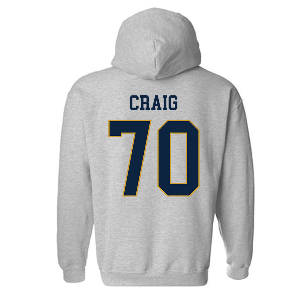 Notre Dame - NCAA Football : Ashton Craig - Classic Fashion Shersey Hooded Sweatshirt-1
