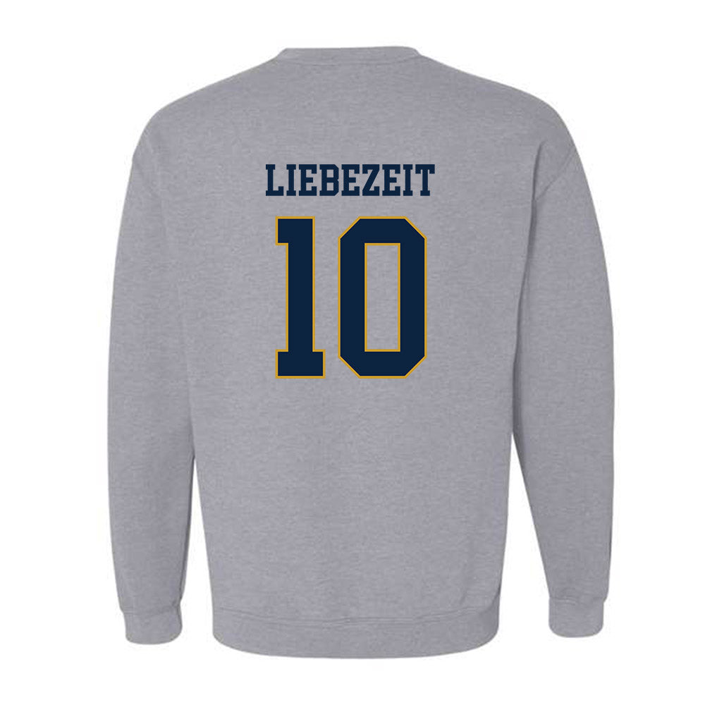 Notre Dame - NCAA Women's Lacrosse : Kiki Liebezeit - Classic Fashion Shersey Crewneck Sweatshirt-1