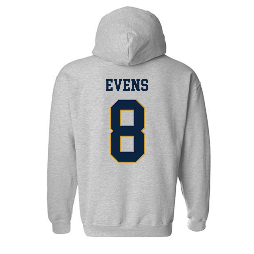 Notre Dame - NCAA Women's Volleyball : Maya Evens - Classic Fashion Shersey Hooded Sweatshirt-1