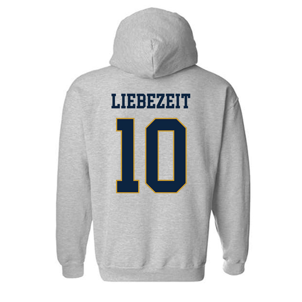Notre Dame - NCAA Women's Lacrosse : Kiki Liebezeit - Classic Fashion Shersey Hooded Sweatshirt-1