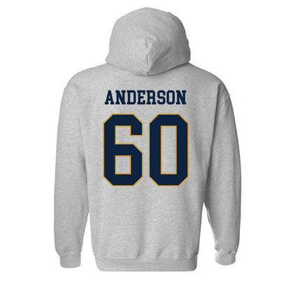Notre Dame - NCAA Football : Max Anderson - Classic Fashion Shersey Hooded Sweatshirt-1