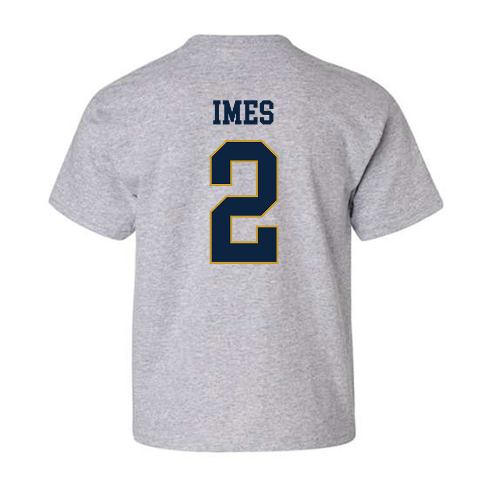 Notre Dame - NCAA Men's Basketball : Logan Imes - Classic Fashion Shersey Youth T-Shirt-1