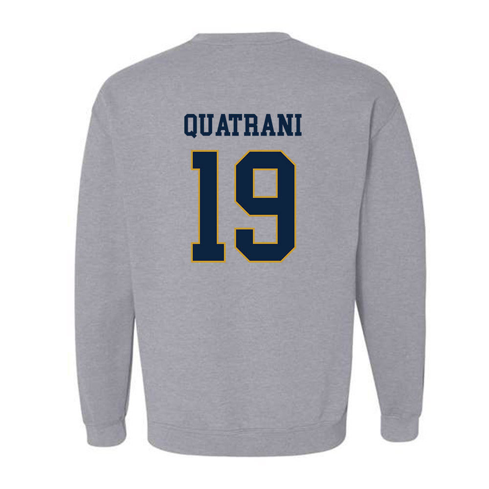 Notre Dame - NCAA Baseball : Mark Quatrani - Classic Fashion Shersey Crewneck Sweatshirt-1