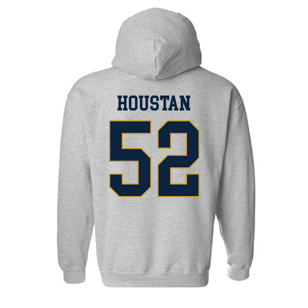 Notre Dame - NCAA Football : Devan Houstan - Classic Fashion Shersey Hooded Sweatshirt-1