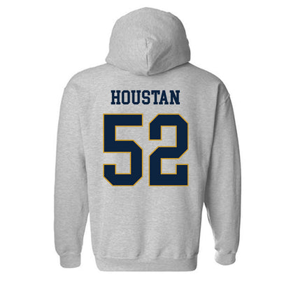 Notre Dame - NCAA Football : Devan Houstan - Classic Fashion Shersey Hooded Sweatshirt-1