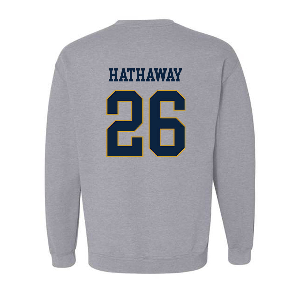 Notre Dame - NCAA Women's Soccer : Melinda Hathaway - Classic Fashion Shersey Crewneck Sweatshirt-1