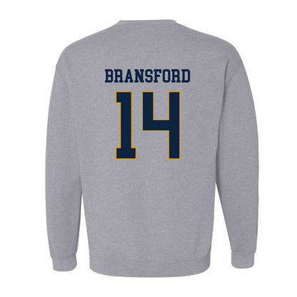 Notre Dame - NCAA Women's Basketball : Kk Bransford - Classic Fashion Shersey Crewneck Sweatshirt-1