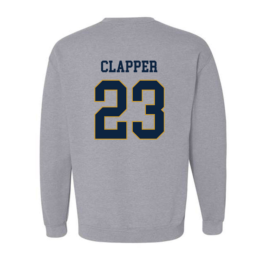 Notre Dame - NCAA Football : Jakobe Clapper - Classic Fashion Shersey Crewneck Sweatshirt-1