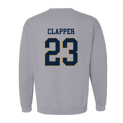 Notre Dame - NCAA Football : Jakobe Clapper - Classic Fashion Shersey Crewneck Sweatshirt-1