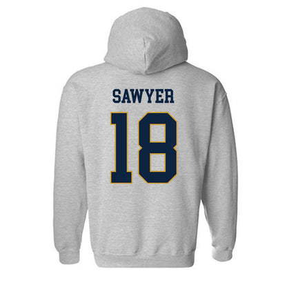 Notre Dame - NCAA Men's Soccer : Thaddeus Sawyer - Classic Fashion Shersey Hooded Sweatshirt-1