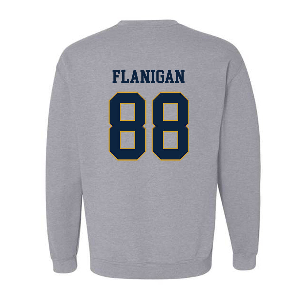 Notre Dame - NCAA Football : James Flanigan - Classic Fashion Shersey Crewneck Sweatshirt-1