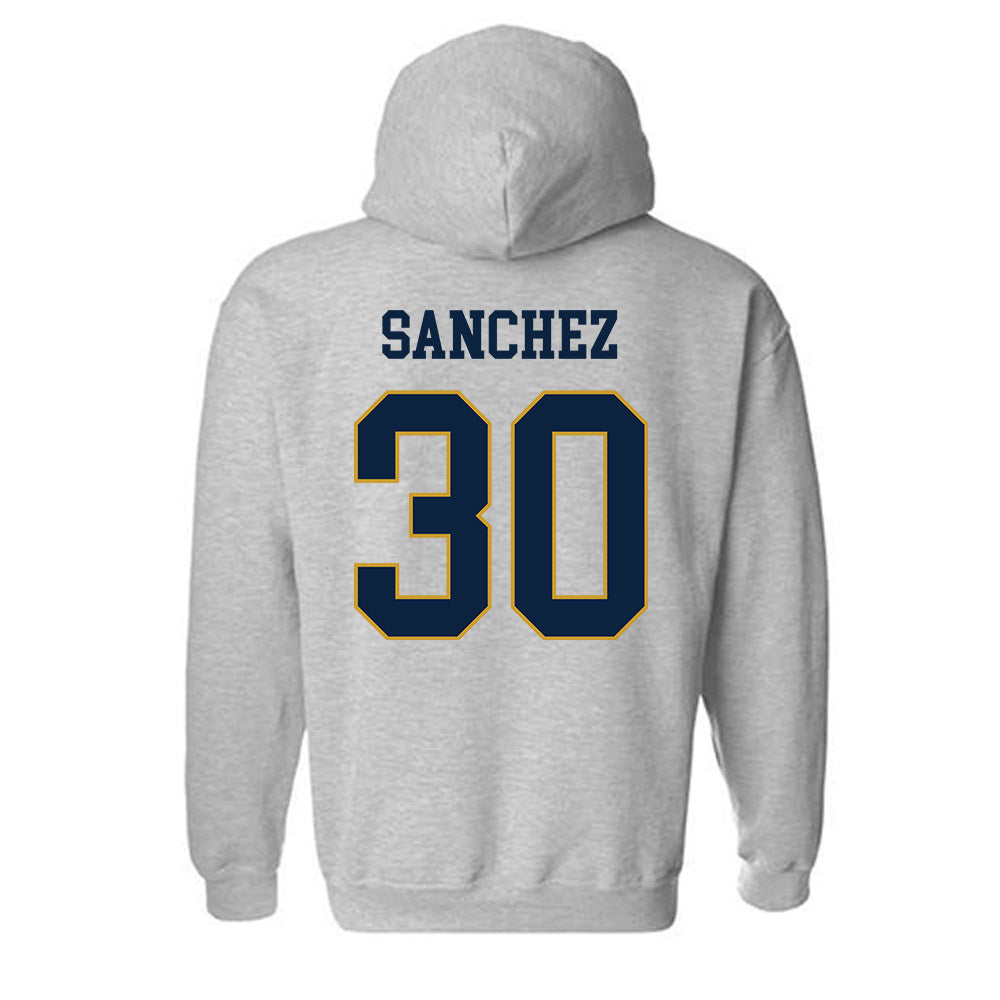Notre Dame - NCAA Women's Basketball : Gisela Sanchez - Classic Fashion Shersey Hooded Sweatshirt-1