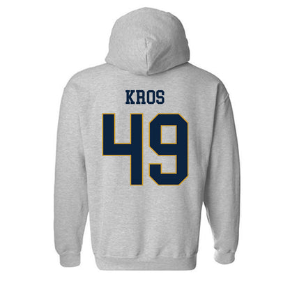 Notre Dame - NCAA Football : Andrew Kros - Classic Fashion Shersey Hooded Sweatshirt-1