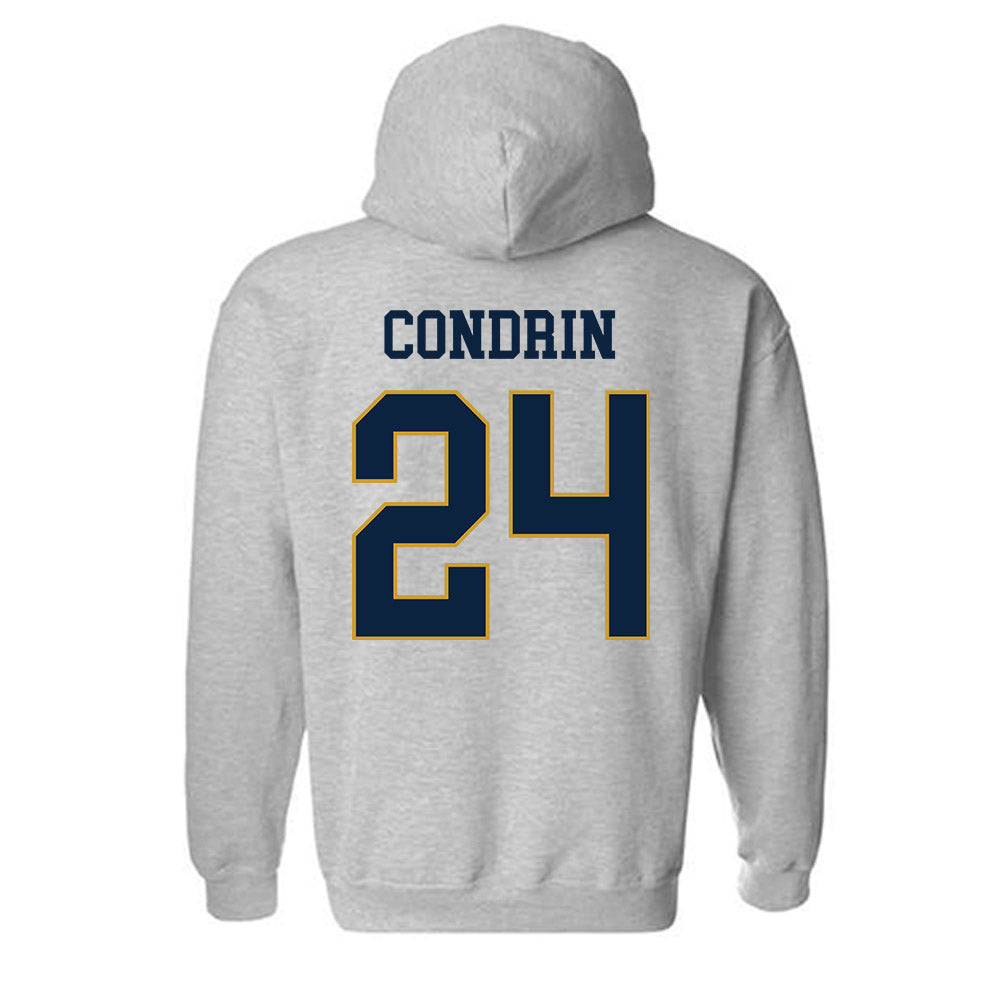 Notre Dame - NCAA Baseball : Luke Condrin - Classic Fashion Shersey Hooded Sweatshirt-1