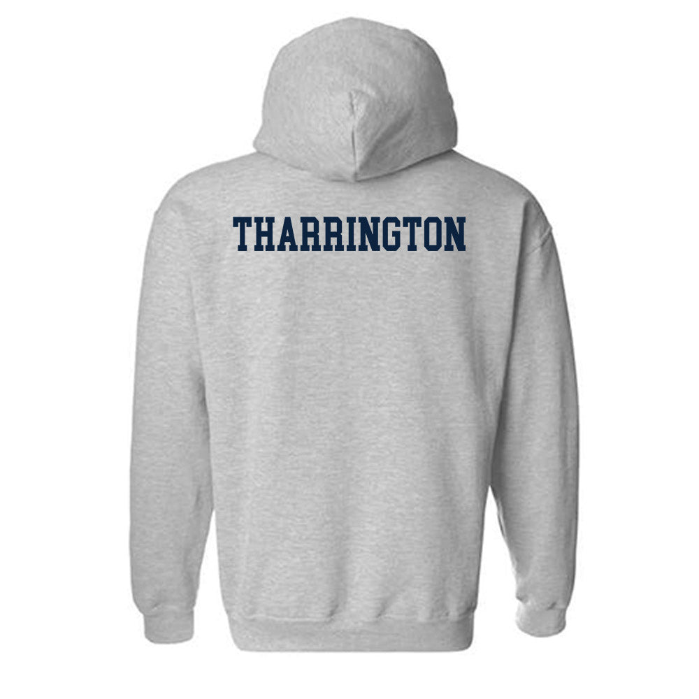 Notre Dame - NCAA Men's Swimming & Diving : Owen Tharrington - Classic Fashion Shersey Hooded Sweatshirt-1