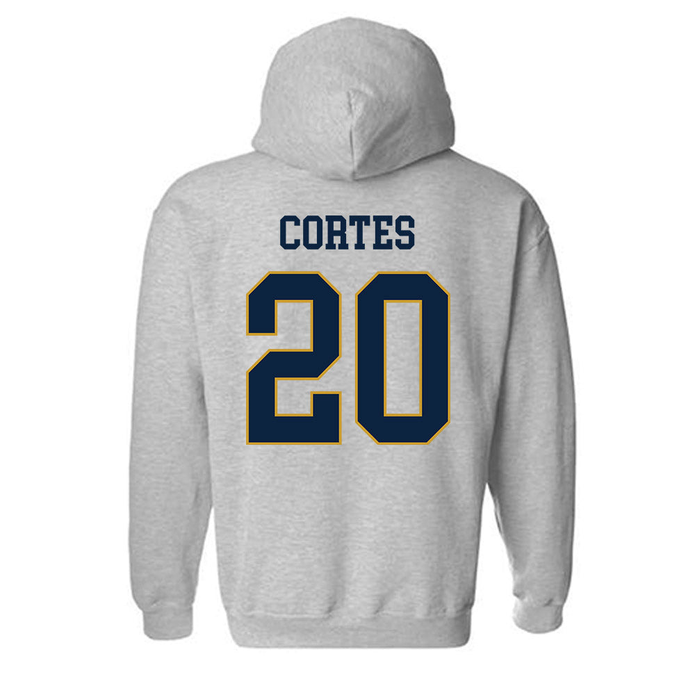 Notre Dame - NCAA Softball : Kaia Cortes - Classic Fashion Shersey Hooded Sweatshirt-1