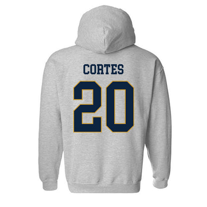 Notre Dame - NCAA Softball : Kaia Cortes - Classic Fashion Shersey Hooded Sweatshirt-1