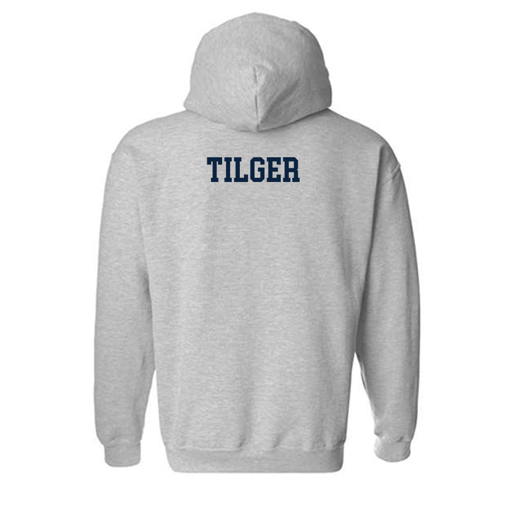 Notre Dame - NCAA Women's Swimming & Diving : Camryn Tilger - Classic Fashion Shersey Hooded Sweatshirt-1