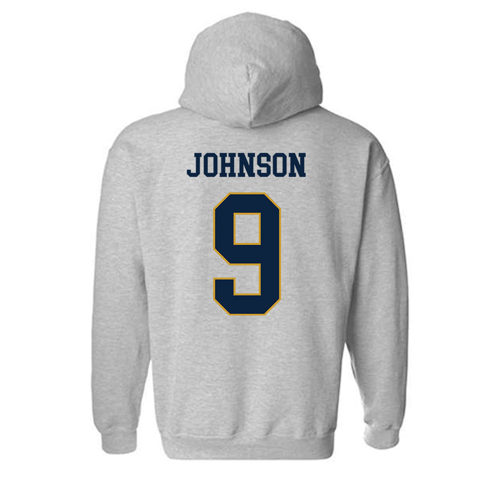 Notre Dame - NCAA Football : Brauntae Johnson - Classic Fashion Shersey Hooded Sweatshirt-1