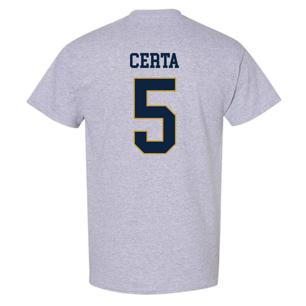 Notre Dame - NCAA Men's Basketball : Cole Certa - Classic Fashion Shersey T-Shirt-1
