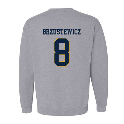Notre Dame - NCAA Baseball : Hudson Brzustewicz - Classic Fashion Shersey Crewneck Sweatshirt-1