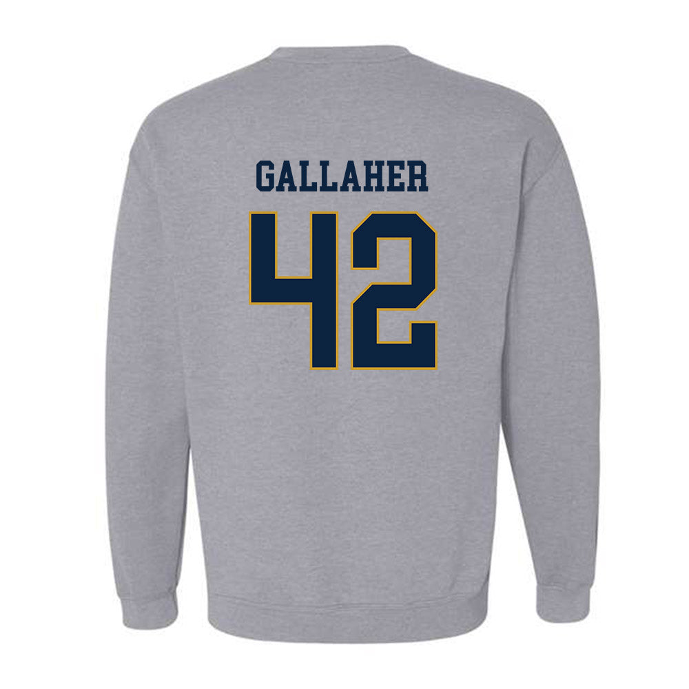Notre Dame - NCAA Men's Lacrosse : Christian Gallaher - Classic Fashion Shersey Crewneck Sweatshirt-1