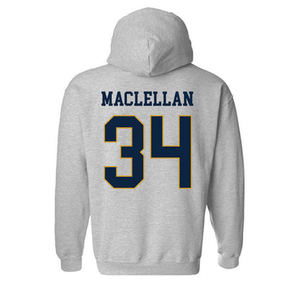 Notre Dame - NCAA Men's Basketball : Matthew MacLellan - Classic Fashion Shersey Hooded Sweatshirt-1