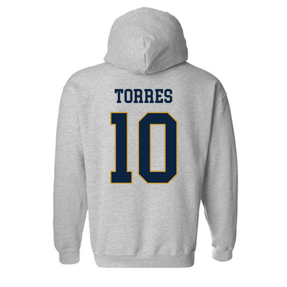 Notre Dame - NCAA Softball : Jillian Torres - Classic Fashion Shersey Hooded Sweatshirt-1
